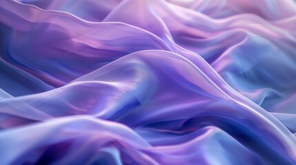 Obraz premium A purple and blue fabric with a wave pattern