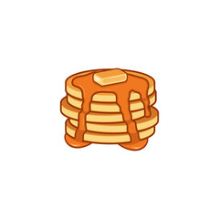 Pancake Delicious vector for National Pancake Day
