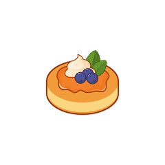 Pancake Delicious vector for National Pancake Day
