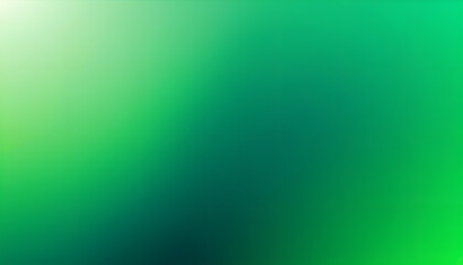 Fototapeta premium A smooth gradient transitioning from dark green to light green, creating a calming and serene background effect.