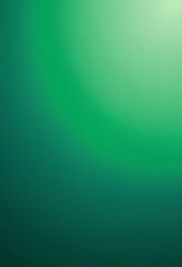 Fototapeta premium A smooth gradient transitioning from dark green to light green, creating a calming and serene background effect.