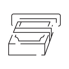 Money Related Vector Line Icon. Contains such Icons as Wallet, ATM, Bundle of Money, Hand with a Coin and more