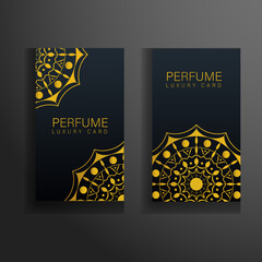 Perfume Luxury Card Design