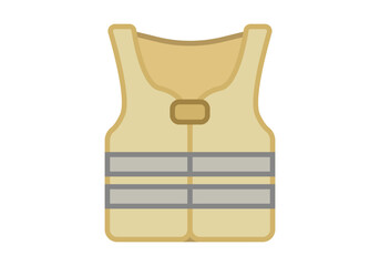 Chaleco fluorescente amarillo de seguridad 