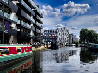city canal in East Manchester 