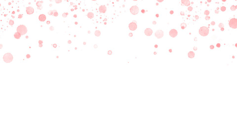 Obraz premium water splatter bokeh circles without background illustration