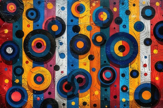 abstract background in colors and patterns for Hispanic Heritage Month 