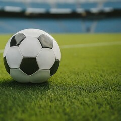 Fototapeta premium Close up shot of Soccer ball