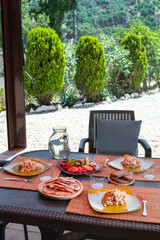 Lunch in the countryside, rural tourism.