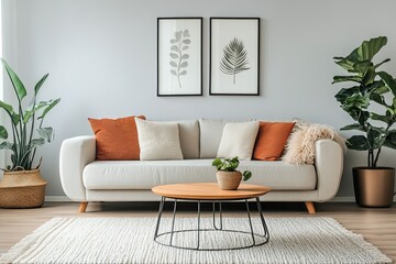 minimalist style decor living room 