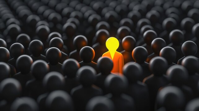 Business standing out in a competitive market.