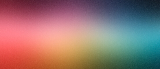 Fototapeta premium gradient background with a textured grain effect, transitioning from dark purple to bright yellow, ideal for creative projects and web design. Empty. Blank. Poster. Header.
