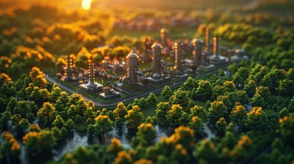 Eco-industrial parks with minimal land impact and sustainable resource use, [eco-industrial parks], [sustainable resource use]