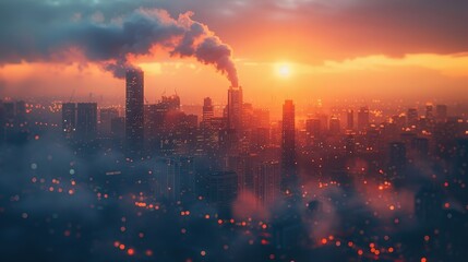 Fototapeta premium Government policies supporting air quality improvement and climate action, [government policies], [air quality]