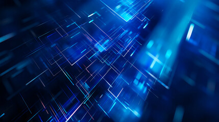 Minimalistic abstract geometric textures, technological web, Technology network backgroung, deep blue color