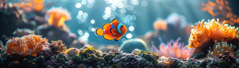 Obraz premium Marine noise pollution reduction initiatives to protect marine life, [marine noise], [pollution reduction]