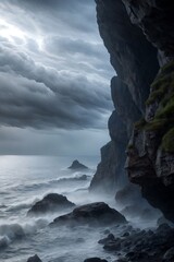 Seascape Cliffs