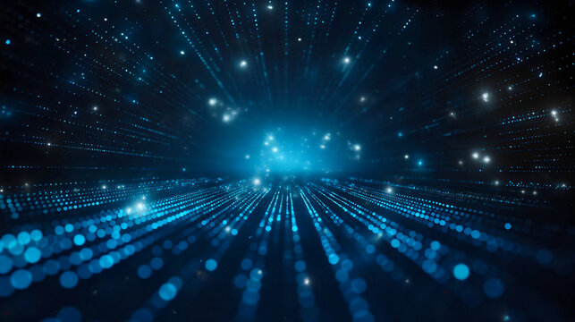 Minimalistic abstract geometric textures, technological web, Technology network backgroung, deep blue color