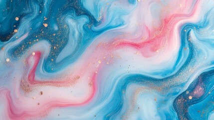 Obraz premium Abstract marble texture in pastel soft color with glitter sparkles with shimmering glitter details. Marble stone flat top view backgrounds