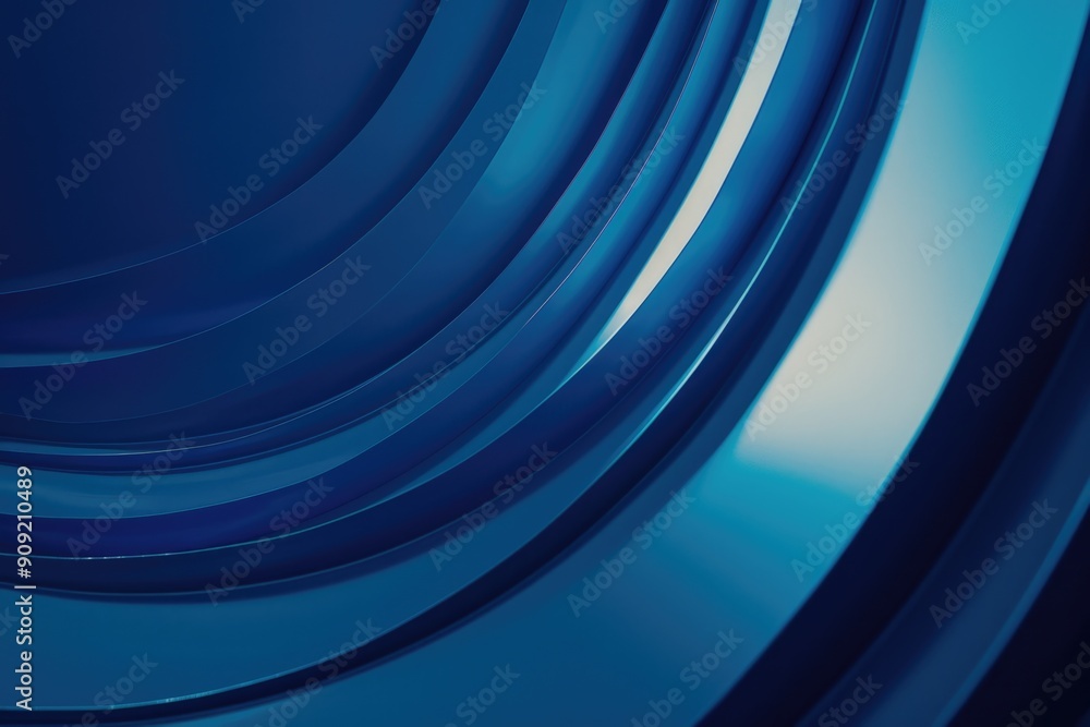 Poster A close-up shot of a blue circular object with intricate details