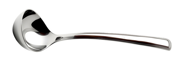 Soup ladle isolated on transparent or white background