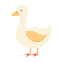 Duck, cute animal vector, suitable for kids, education, edutainment, fabric, wallpaper, apparel.