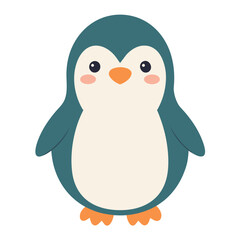 penguin, cute animal vector, suitable for kids, education, edutainment, fabric, wallpaper, apparel.