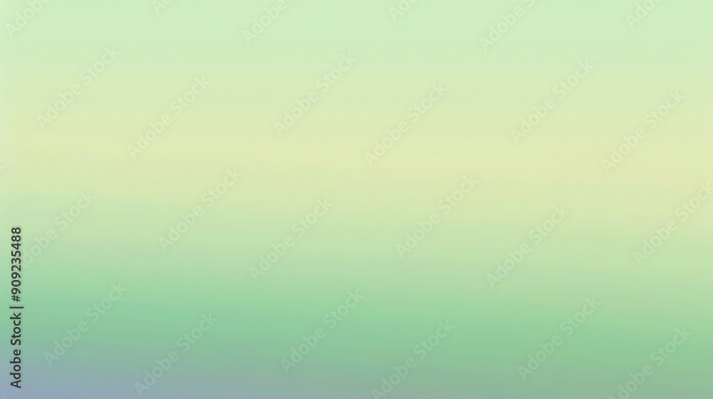 Poster a subtle gradient from periwinkle to soft green, creating a soothing background for meditation apps 