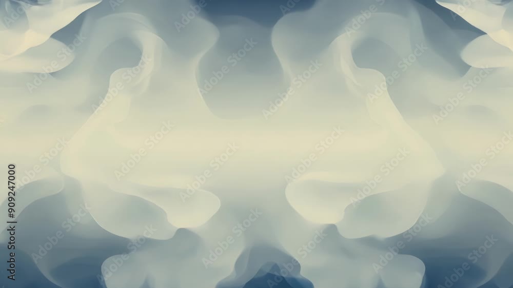 Poster mist drifts gracefully across the twilight sky, creating a mesmerizing dance of light and shadow in 