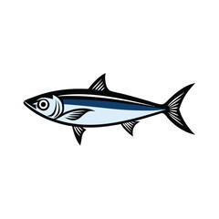Fototapeta premium vector art illustration of a Sardine fish 