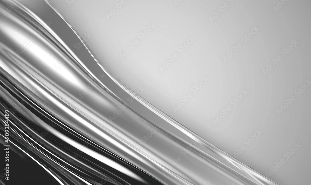 Poster silver border frame simple abstract background. backdrop for design and texts