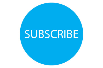 Subscribe button for get more notification to next video and content. Click sky color button subscribe to channel social media platforms, marketing, promotion, vector and illustration.