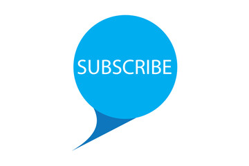 Subscribe button for get more notification to next video and content. Click sky color button subscribe to channel social media platforms, marketing, promotion, vector and illustration.