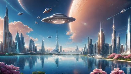 Vision of the future in a Wallpaper