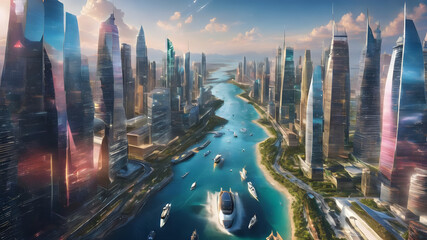 Vision of the future in a Wallpaper