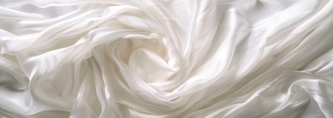 Obraz premium Twisted wave fabric silk satin cloth wallpaper background 