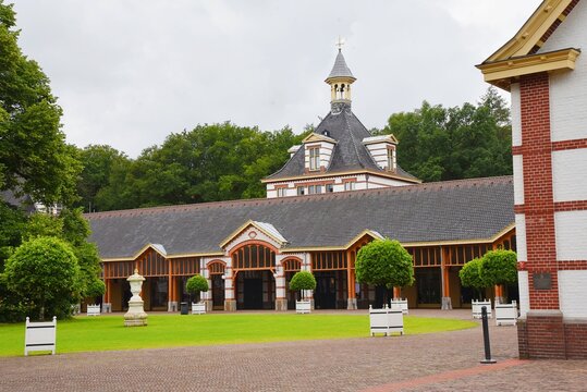 Apeldoorn, the Netherlands. June 28, 2024. The stables of Paleis Het Loo in Apeldoorn.