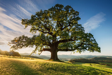Fototapeta premium tree in the field