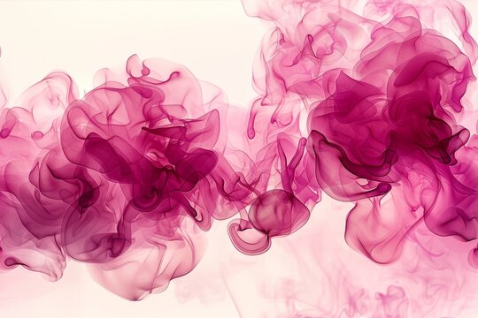 Ethereal Dance of Multicolored Smoke