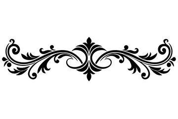 Modern Victorian Baroque Dividers SVG Design | Cut Files for Cricut & Silhouette | Vector Clipart & Graphics Decoration