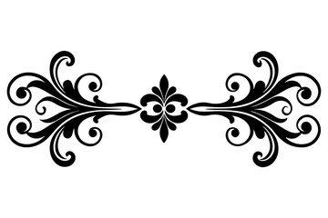 Modern Victorian Baroque Dividers SVG Design | Cut Files for Cricut & Silhouette | Vector Clipart & Graphics Decoration