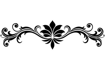 Modern Victorian Baroque Dividers SVG Design | Cut Files for Cricut & Silhouette | Vector Clipart & Graphics Decoration