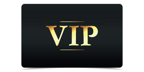 VIP. Vip in abstract style on black background. VIP Invitation. VIP card. Luxury template design. Vip gold ticket. Premium card.	