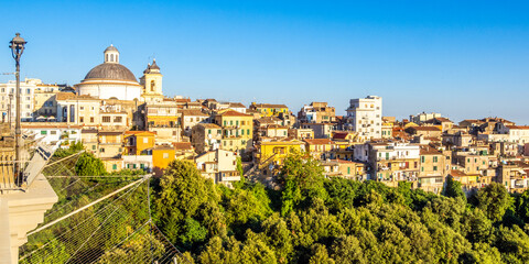 Historic village of Ariccia in Rome province