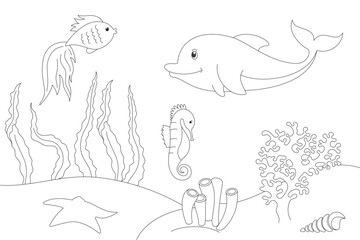 Obraz premium coloring book