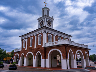 View of Market House with a stormy cloud background