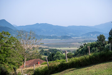 landscape in the mountains