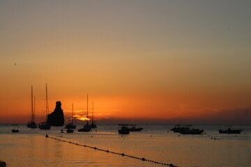 sunset on the sea © Mia