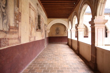 corridor of the church