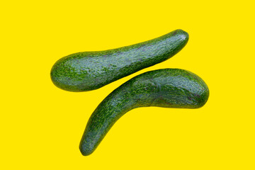 Long avocado fruit, Fresh long neck avocado